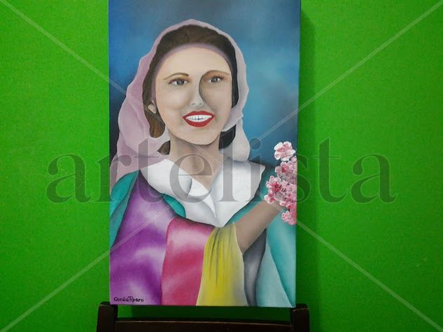 Telas brillantes Oil Canvas Portrait