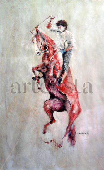 acrobata3 Acrylic Paper Figure Painting