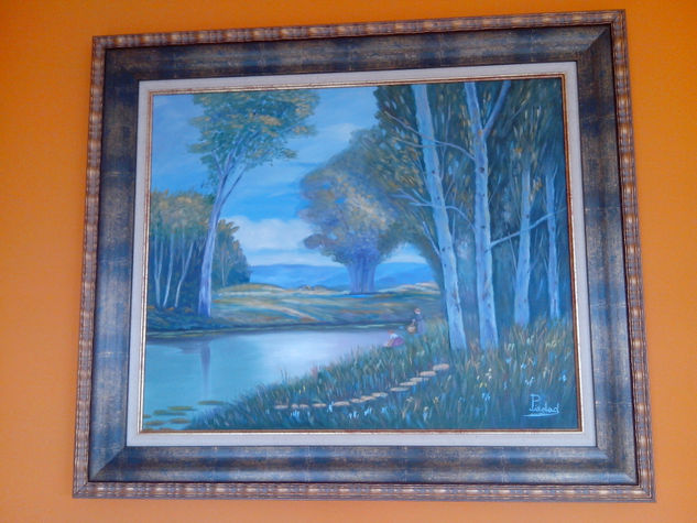 Pisaje primaveral Oil Canvas Landscaping