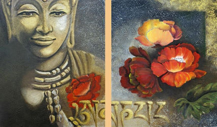 Buda y Flores