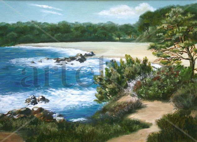 Playa de Aro Oil Canvas Landscaping