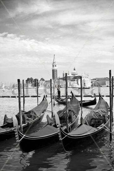 Venecia Viajes Blanco y Negro (Digital)