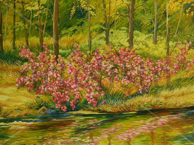 Azaleas en ciénega