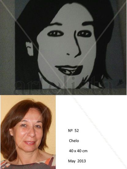 Chelo Acrylic Canvas Portrait