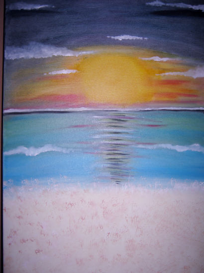 AMANECER Oil Canvas Marine Painting