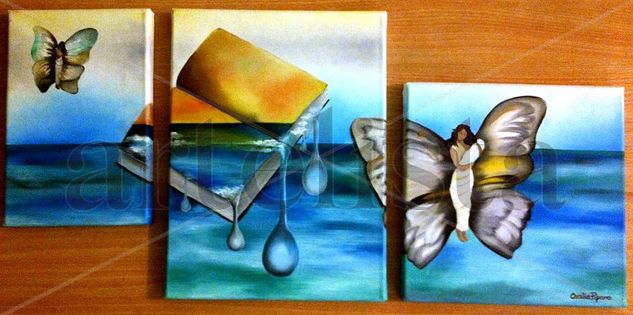 Regalos del cielo Oil Canvas Others