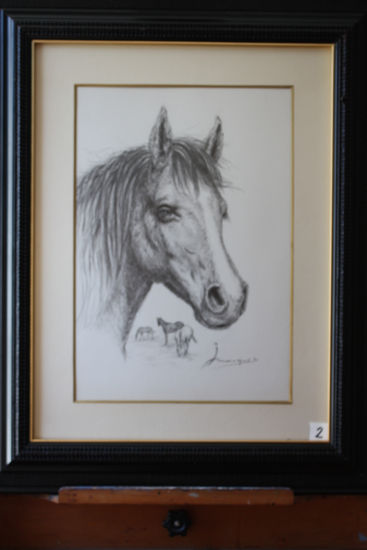 Caballos Graphite Paper Animals