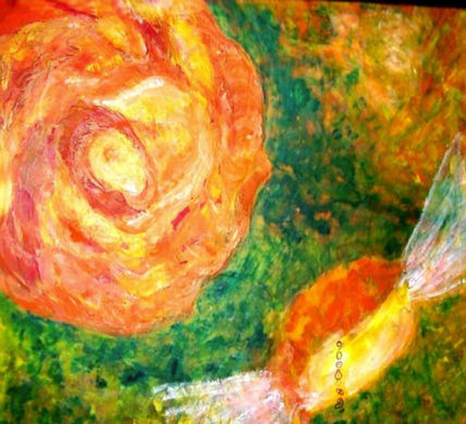 Rosa y caramelo
