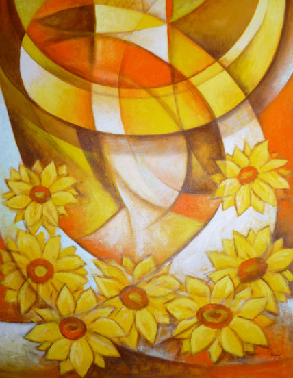 'Reflejo Con Flores'