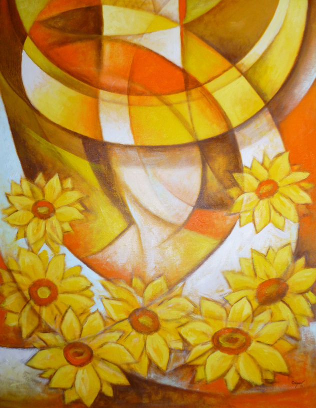 'Reflejo Con Flores'