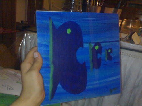 Pescaditos ^_^ Acrylic Canvas Animals