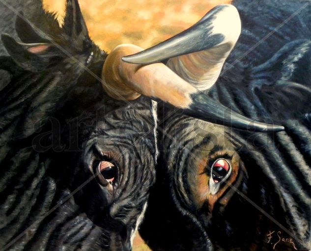 FUERZA Y BRAVURA Oil Canvas Animals