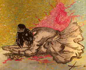 La bailarina descansa