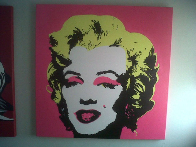 Marilyn Monroe Óleo Lienzo Retrato