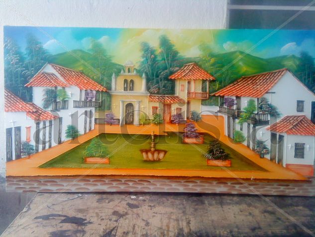 pueblito paisa Canvas Landscaping