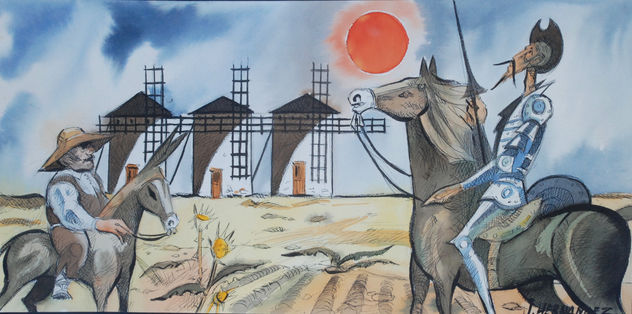 DON QUIJOTE Y  MOLINOS