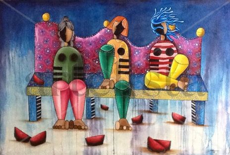 Tres mujeres y una...