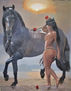 INDIA Y CABALLO