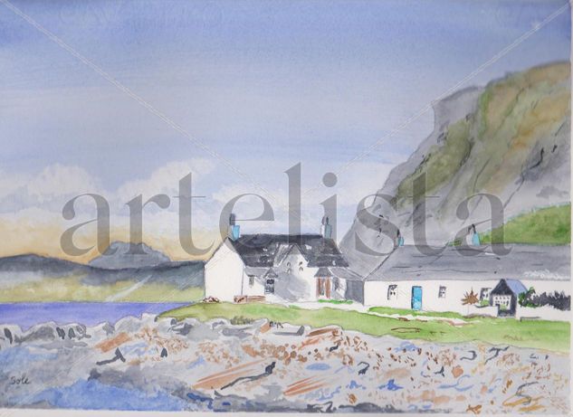 Isle of Seil Watercolour Paper Landscaping