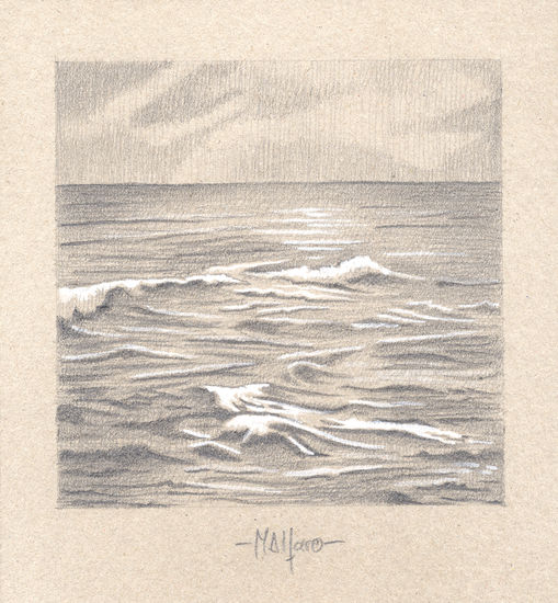 "Alta mar II" Técnica Mixta