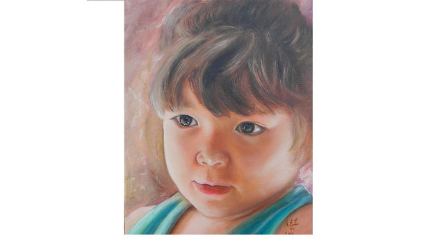 Matilda Oil Canvas Portrait