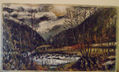 Cuadro al estilo realista sobre tabla de 61x36 cm