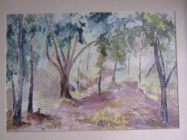 en la montaña Watercolour Paper Landscaping