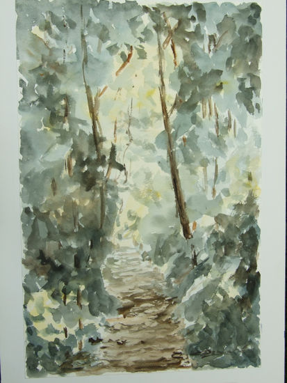 bosque 1 Watercolour Paper Landscaping