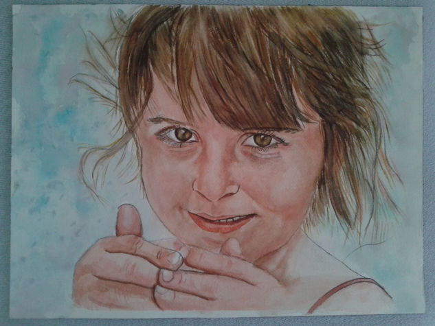 Paula Watercolour Paper Portrait