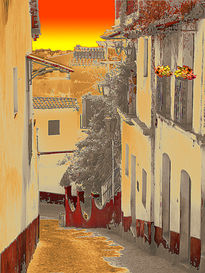 Callejón naranja