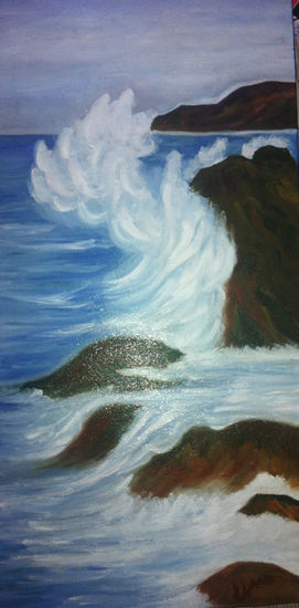 OLEADA Oil Canvas Marine Painting