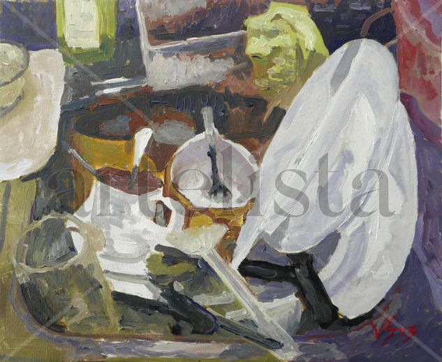 Plats Bruts Oil Canvas Still Life Paintings