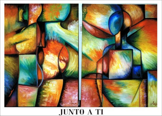 JUNTO A TI Oil Canvas Others