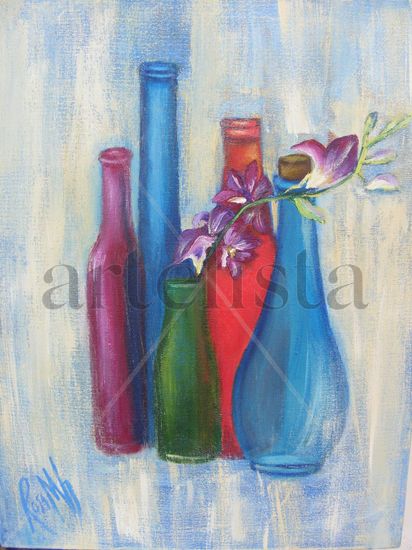 Contrastes Acrylic Canvas Still Life Paintings