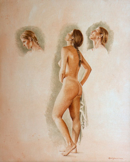 Sin título Oil Canvas Nude Paintings