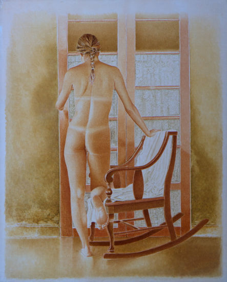 Sin título Oil Canvas Nude Paintings