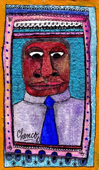 Century XXI - Freedom Mixed media Paper Figure Painting