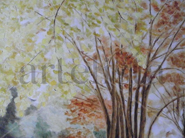 Parque de Mendoza Oil Canvas Landscaping