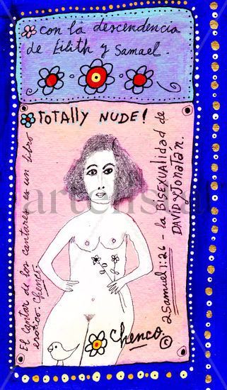 Century XXI - Freedom Mixed media Paper Nude Paintings