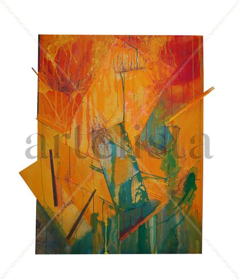 Paisaje en llamas Acrylic Panel Landscaping