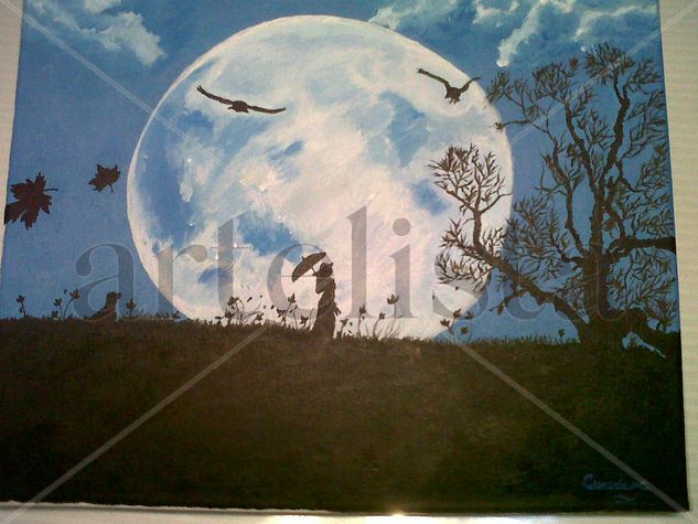 LUNA LLENA Oil Canvas Landscaping