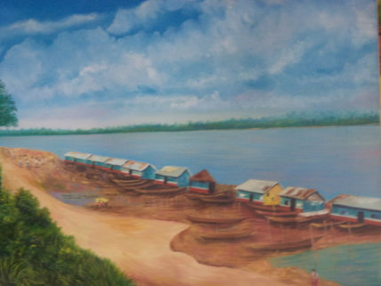 El malecón del Río...