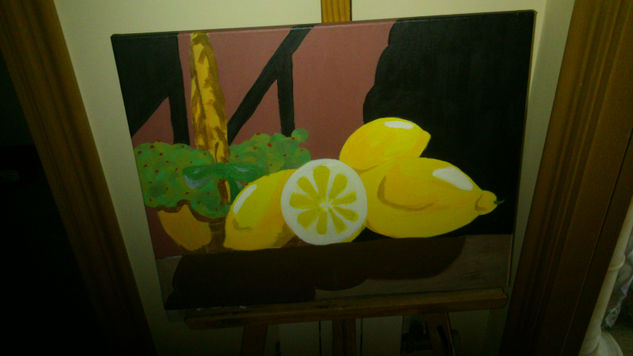 limones Acrylic Canvas Still Life Paintings