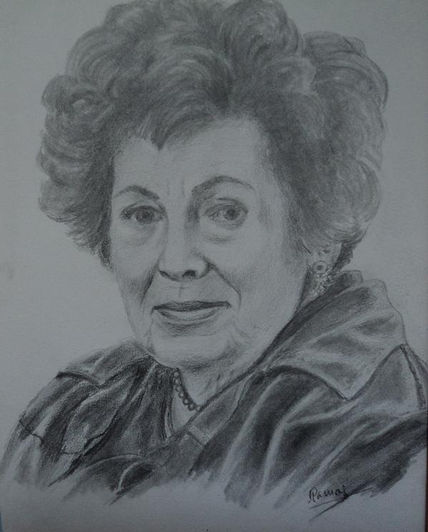 Retrato a lápiz