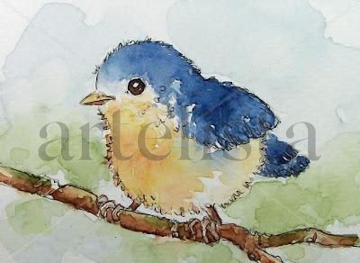 Bird Watercolour Paper Animals