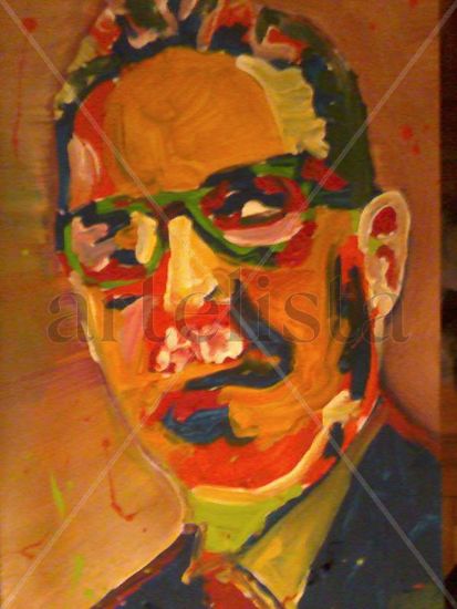 Salvador Allende Mixed media Paper Portrait