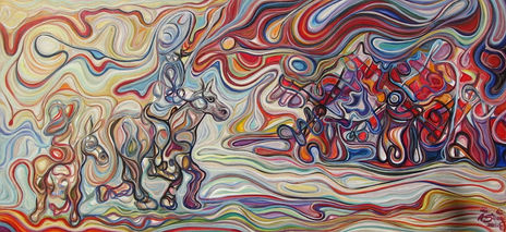 Quijote y Sancho en...