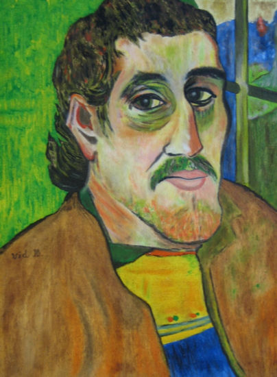 AUTOGAUGUIN Oil Canvas Portrait