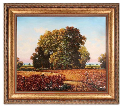 Field of ripe wheat