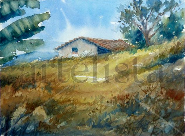 Casa rural 1 Watercolour Paper Landscaping